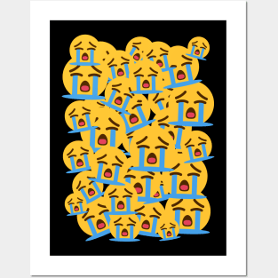 Crying Emoji Posters and Art